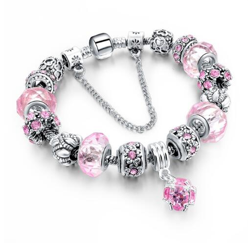 Elegant Crystal Beads & Snake Chain Charm Bracelets for Women - Stylish Boho Jewelry for Parties, Weddings & Everyday Wear