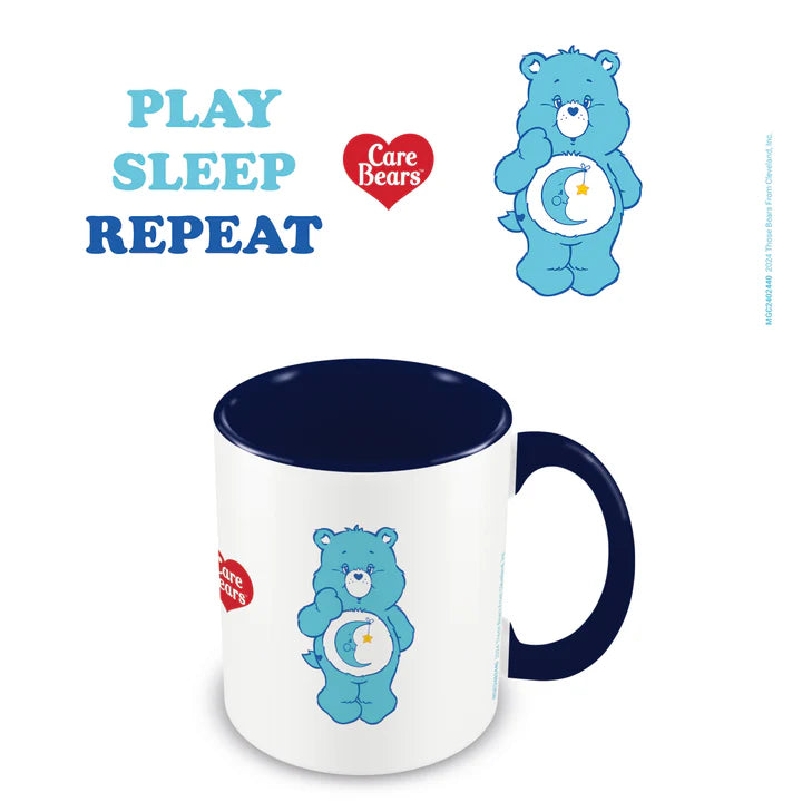 Care Bears Bedtime Bear Colorful Inner Mug - Perfect for Kids' Bedtime, Hot Drinks & Gift Giving