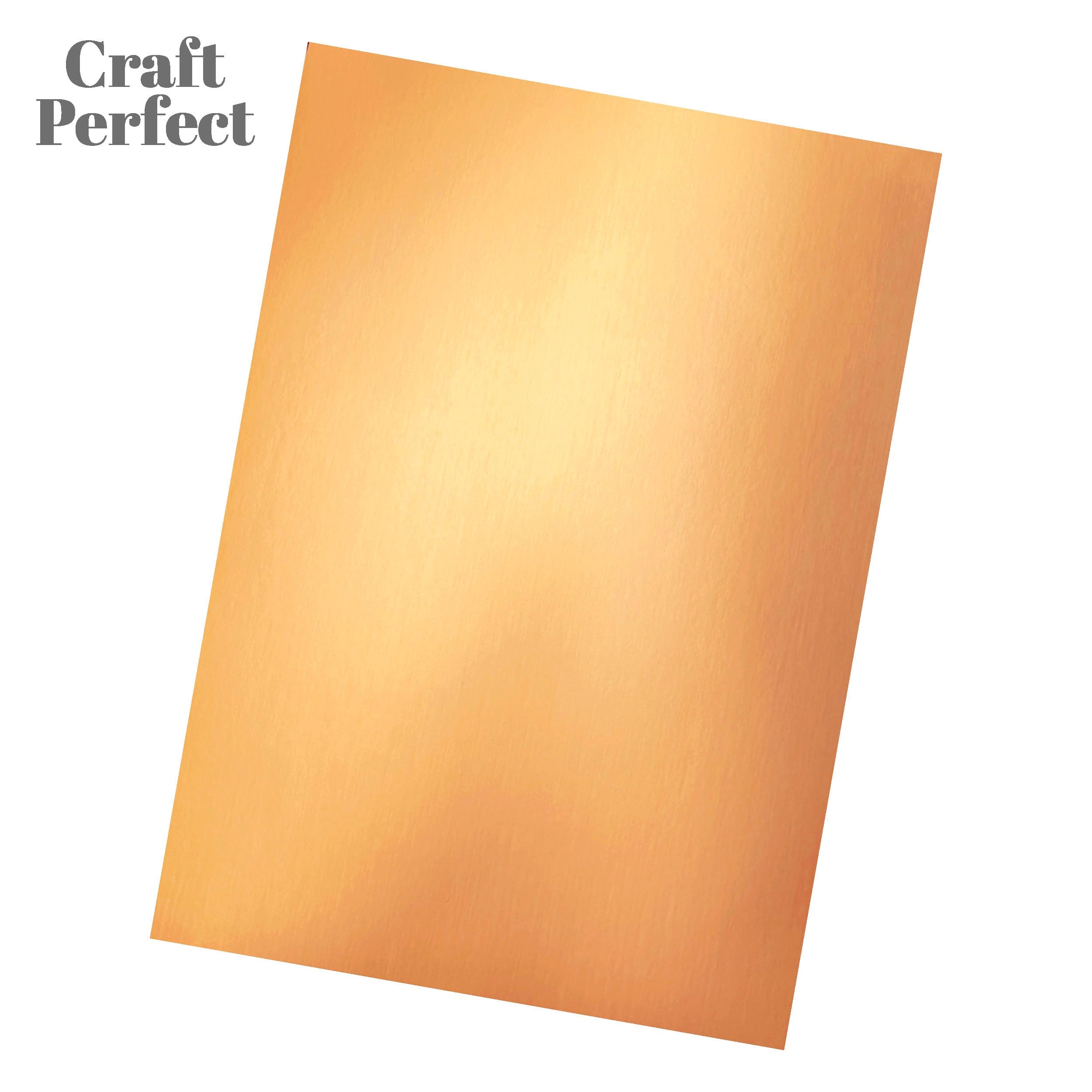 8-Pack Copper Mine Satin Effect Mirror Cards - A4 Size (9475E8) - Perfect for Scrapbooking, DIY Crafts, and Home Decor