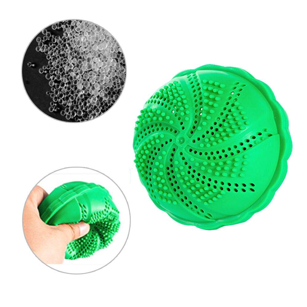 Eco-Friendly Laundry Wash Balls Set of 2 - 100% Natural Detergent Alternative for Clothes, Reusable & Chemical-Free Cleaning - Perfect for Sensitive Skin, Baby Clothes & Eco-Conscious Households