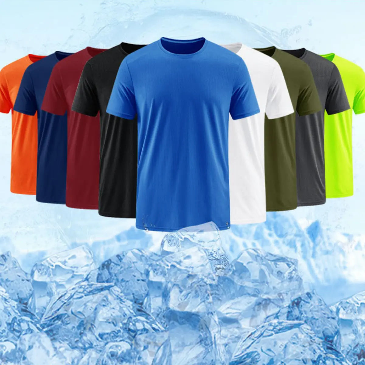 5 Pack Men's Short Sleeve Cotton T-Shirts - Breathable Casual Tees for Everyday Wear, Gym & Outdoor Activities