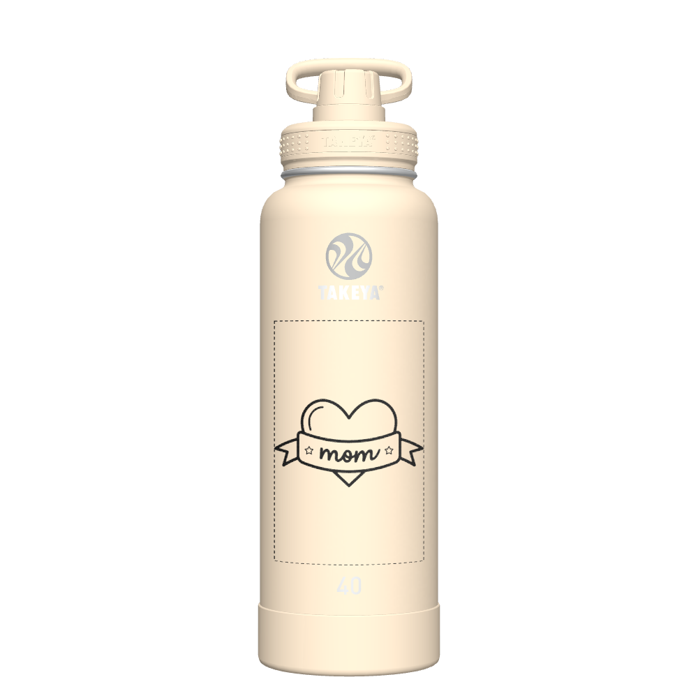 40oz Leak-Proof Bottle Spout Lid for Oat Milk - Customizable & BPA-Free - Perfect for Smoothies, Coffee, and On-the-Go Hydration