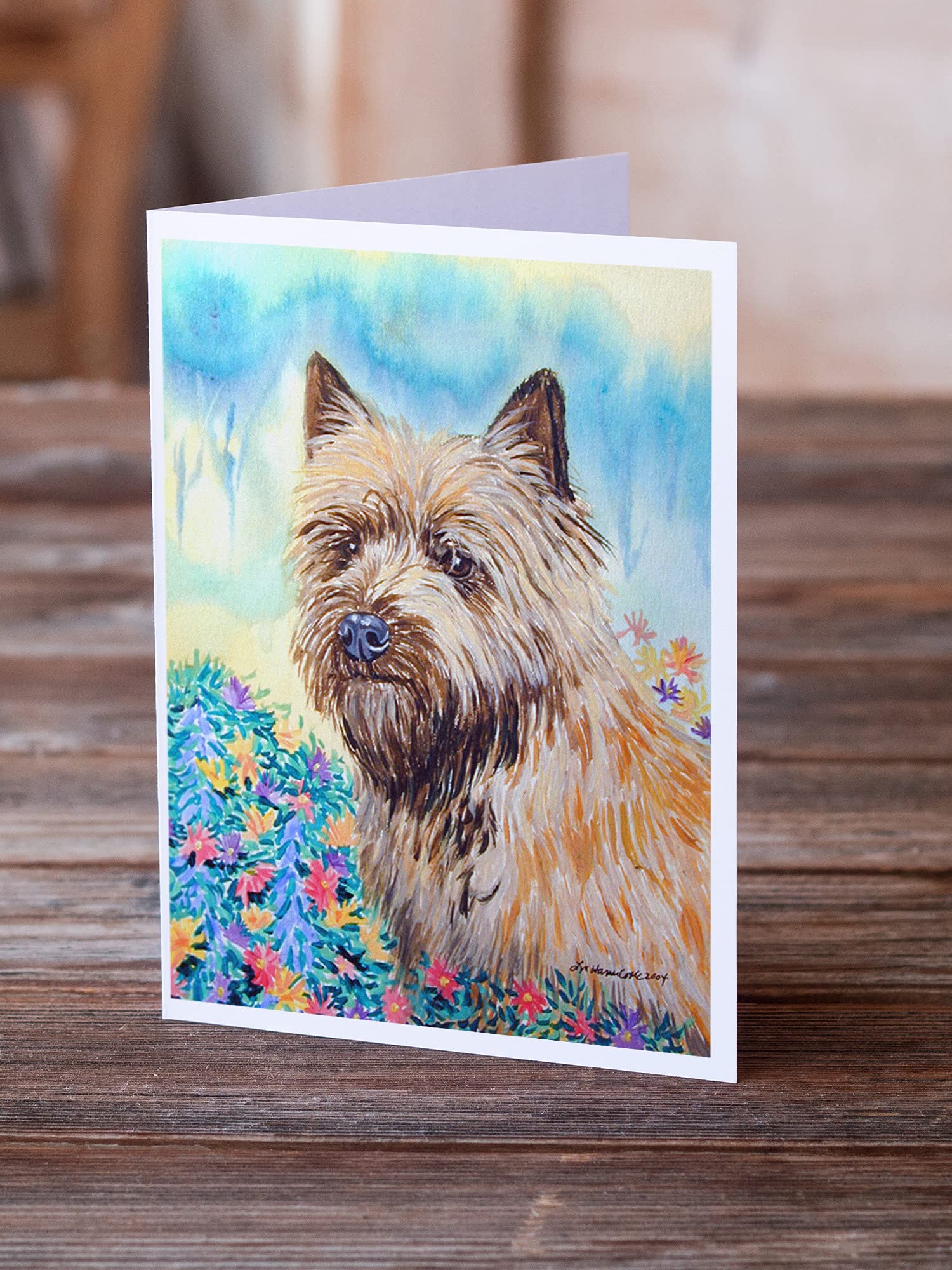 Cairn Terrier Greeting Cards - Pack of 8 Blank A7 Note Cards (5x7) with Envelopes | Whimsical Dog-Themed Stationery for Birthdays, Thank You Notes & Special Occasions
