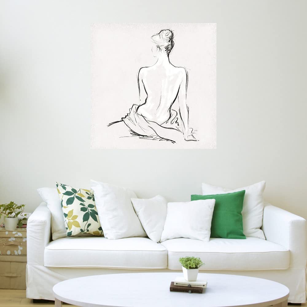 Celestial II Fine Art Canvas Wall Decor by Jane Hartley - 37x37 Inch Ready-to-Hang Painting for Living Room, Bedroom, Office & More | Modern Abstract Space Theme Artwork for Home & Commercial Spaces