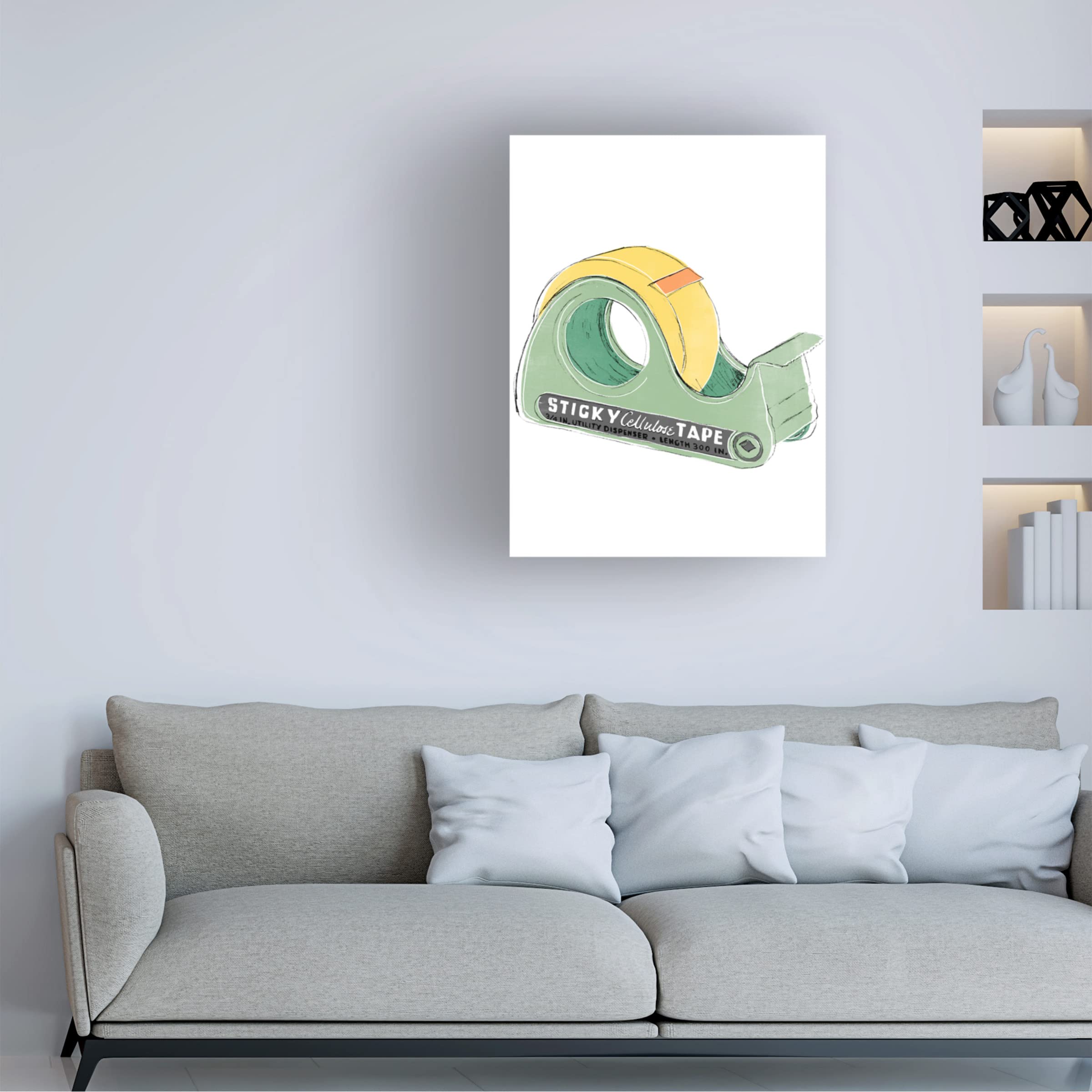 Trademark Fine Art 'School Days VI' Canvas Wall Art by June Erica Vess - Perfect for Home Decor, Office & Classroom Inspiration