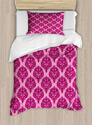 Dark Magenta and Pale Pink