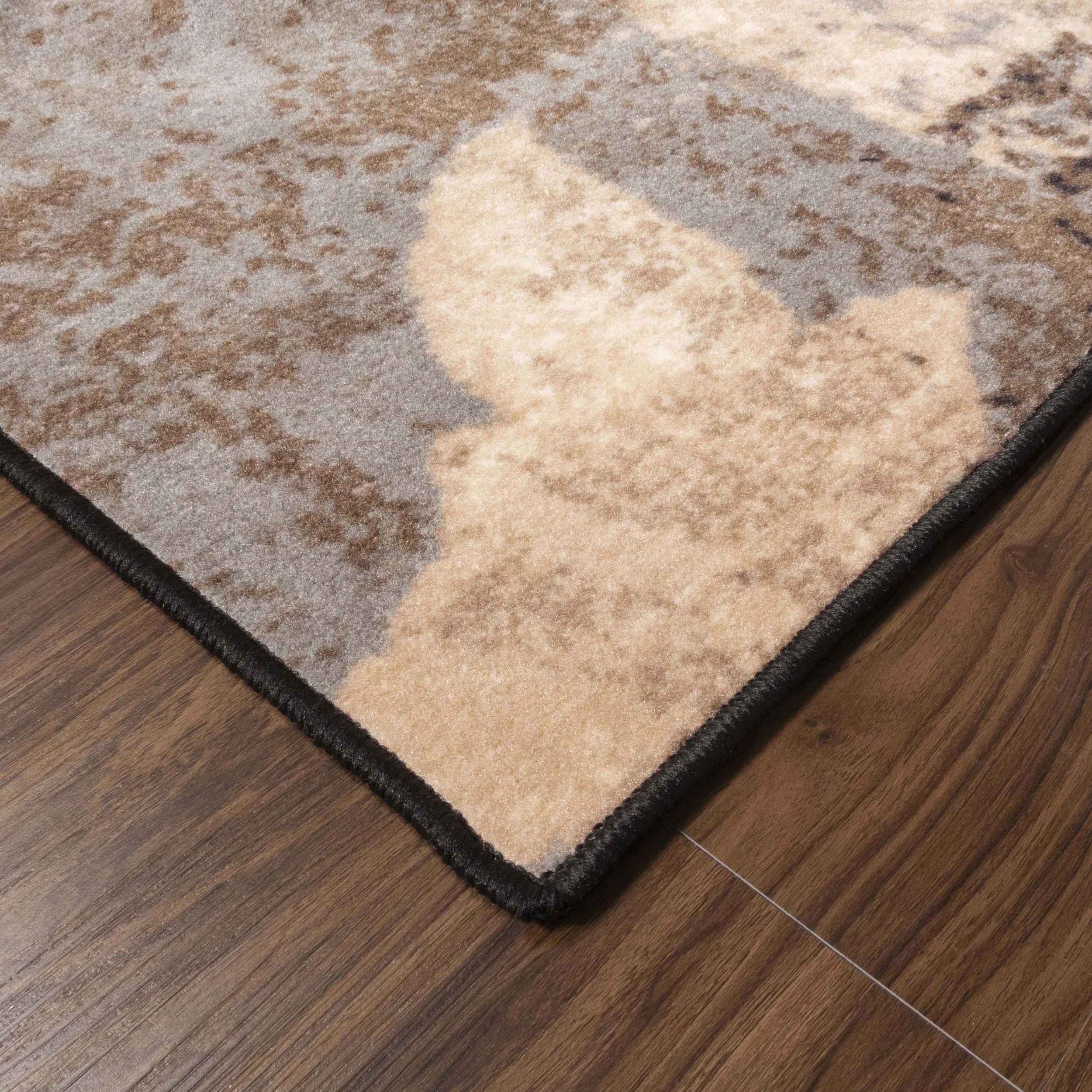 Stylish Pastiche Floral Patchwork Non-Slip Indoor Area Rug - Soft Comfort for Living Room, Bedroom & Nursery Decor