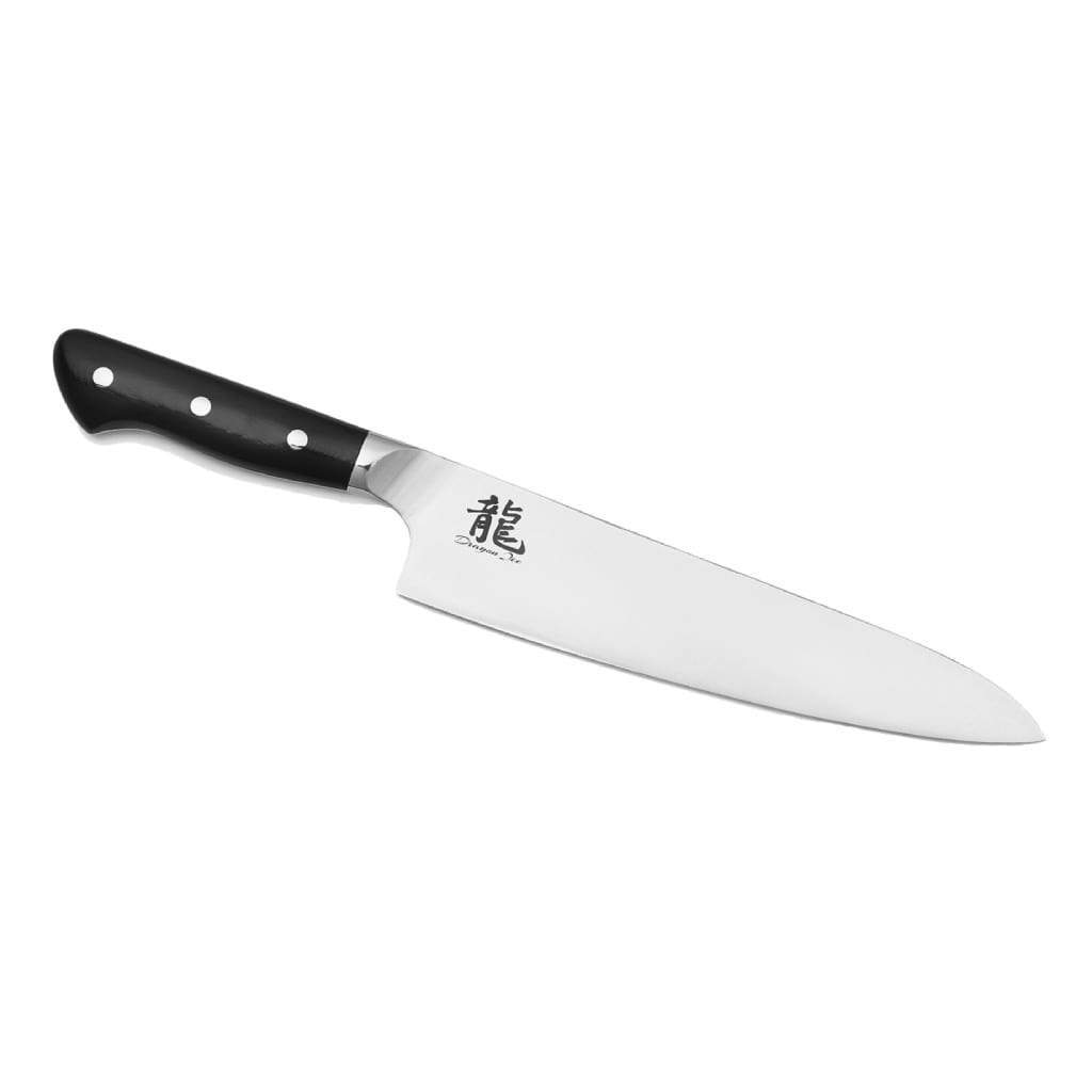 Premium Dragon Ice Chef's Knife - 9 Inch Professional Kitchen Knife with Double Granton Edge for Slicing, Dicing & Chopping - Perfect for Home Cooks & Professional Chefs