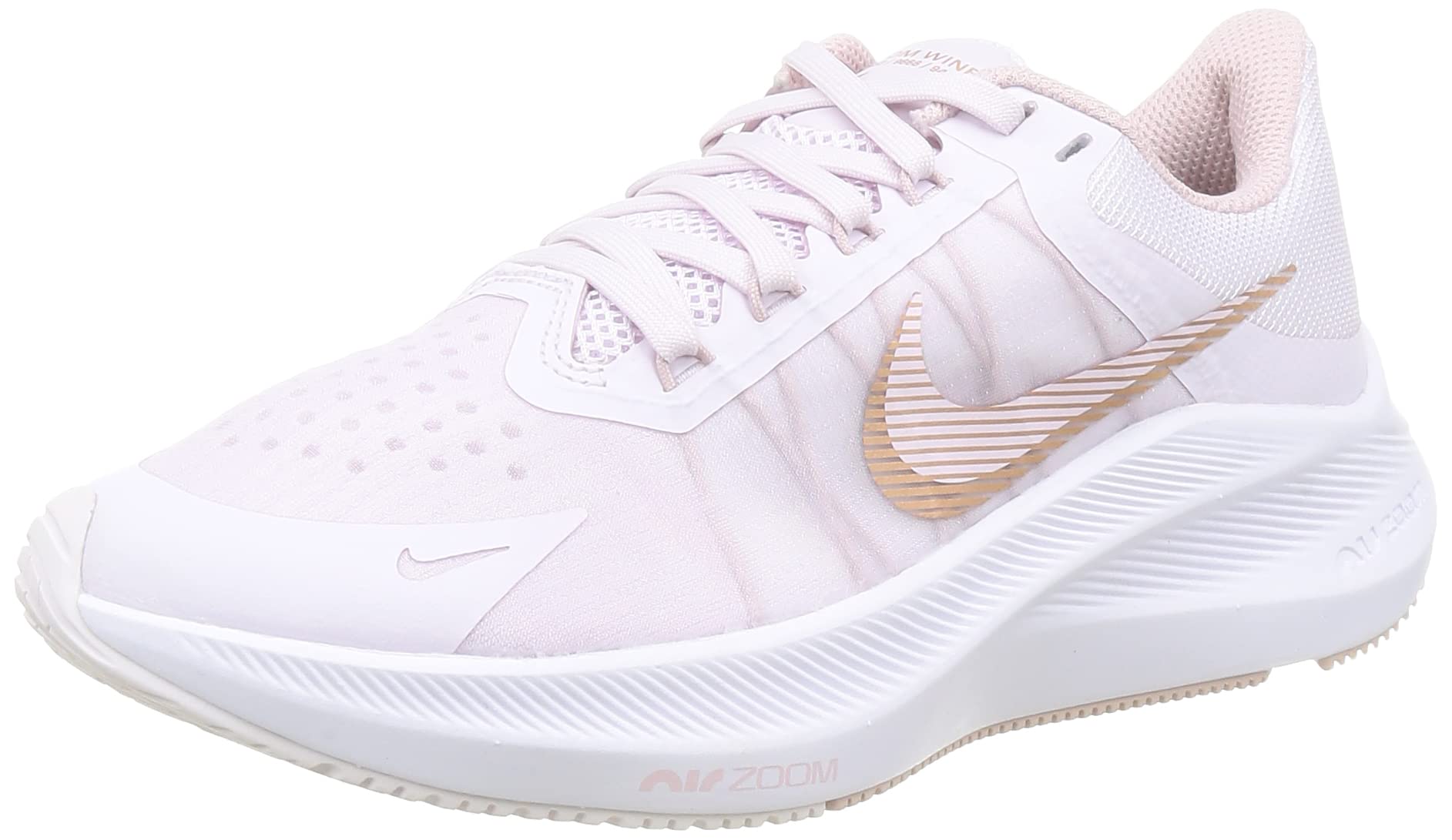 Nike Women's Running Shoes - Light Violet MTLC Red Bronze Champagne White - Size 7 | Lightweight Cushioned Sneakers for Jogging, Gym Workouts & Everyday Wear