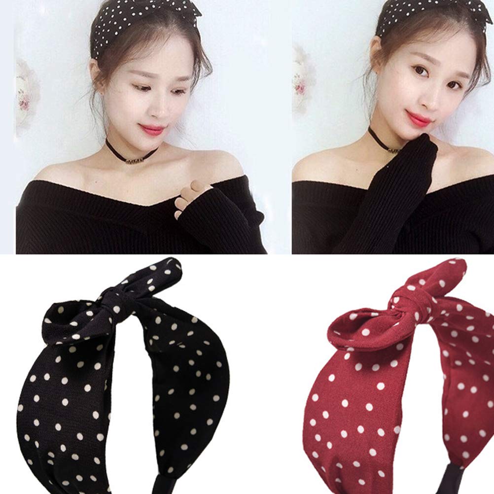 6Pcs Women's Fashion Headbands Set - Soft Hair Bandanas, Bowknot Headwraps & Hair Hoops for Women - Perfect for Workouts, Yoga, Running, and Everyday Styling