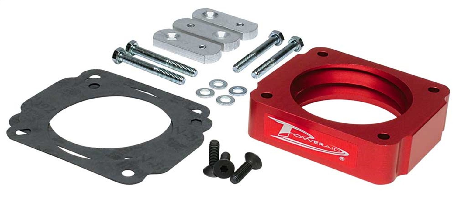 Airaid 400-590 PowerAid Throttle Body Spacer for Improved Engine Performance & Fuel Efficiency - Perfect for Off-Roading, Racing & Daily Driving