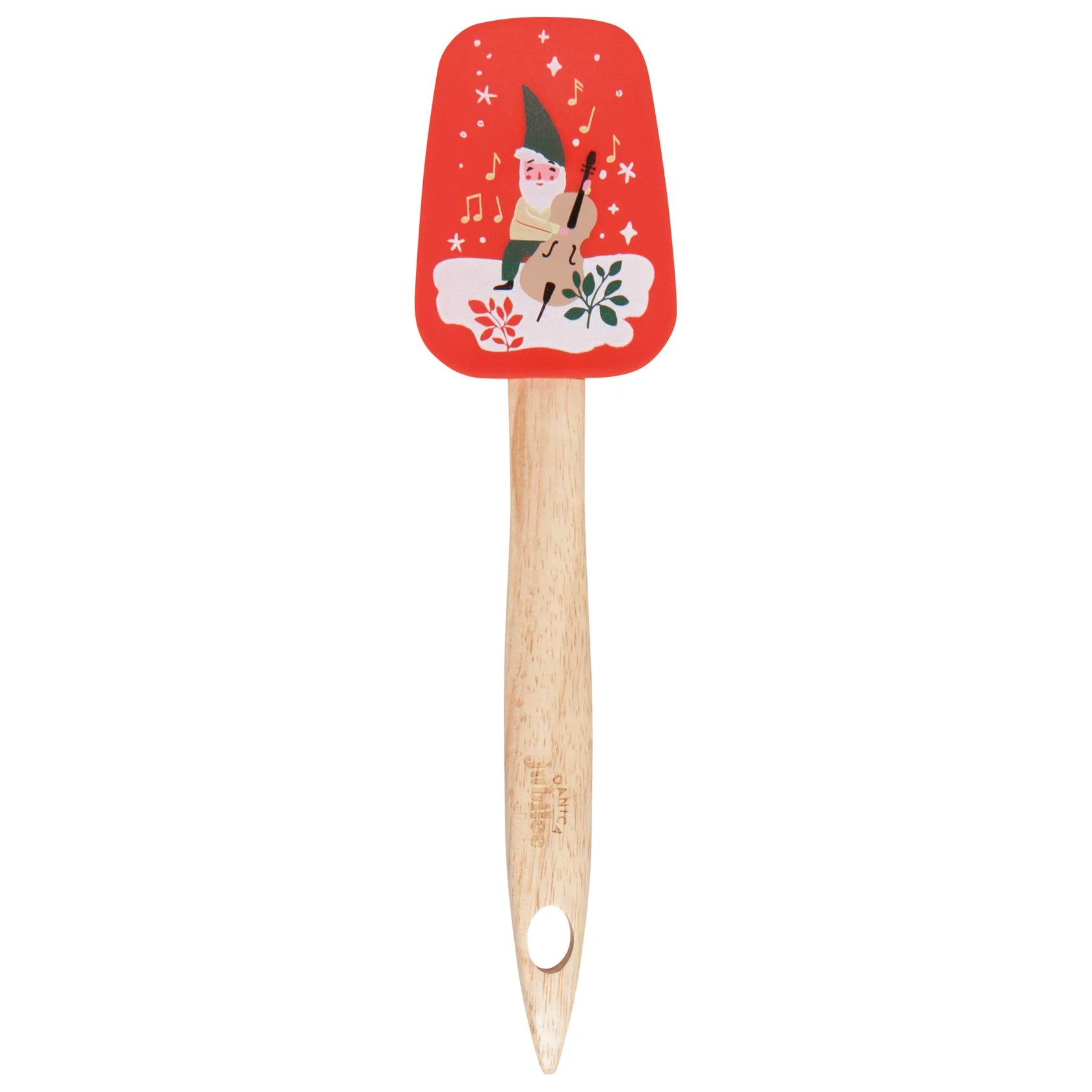 Jubilee Gnome Holiday Silicone Spatula Set - 2 Pack Non-Stick Kitchen Utensils for Baking, Cooking & Decorating