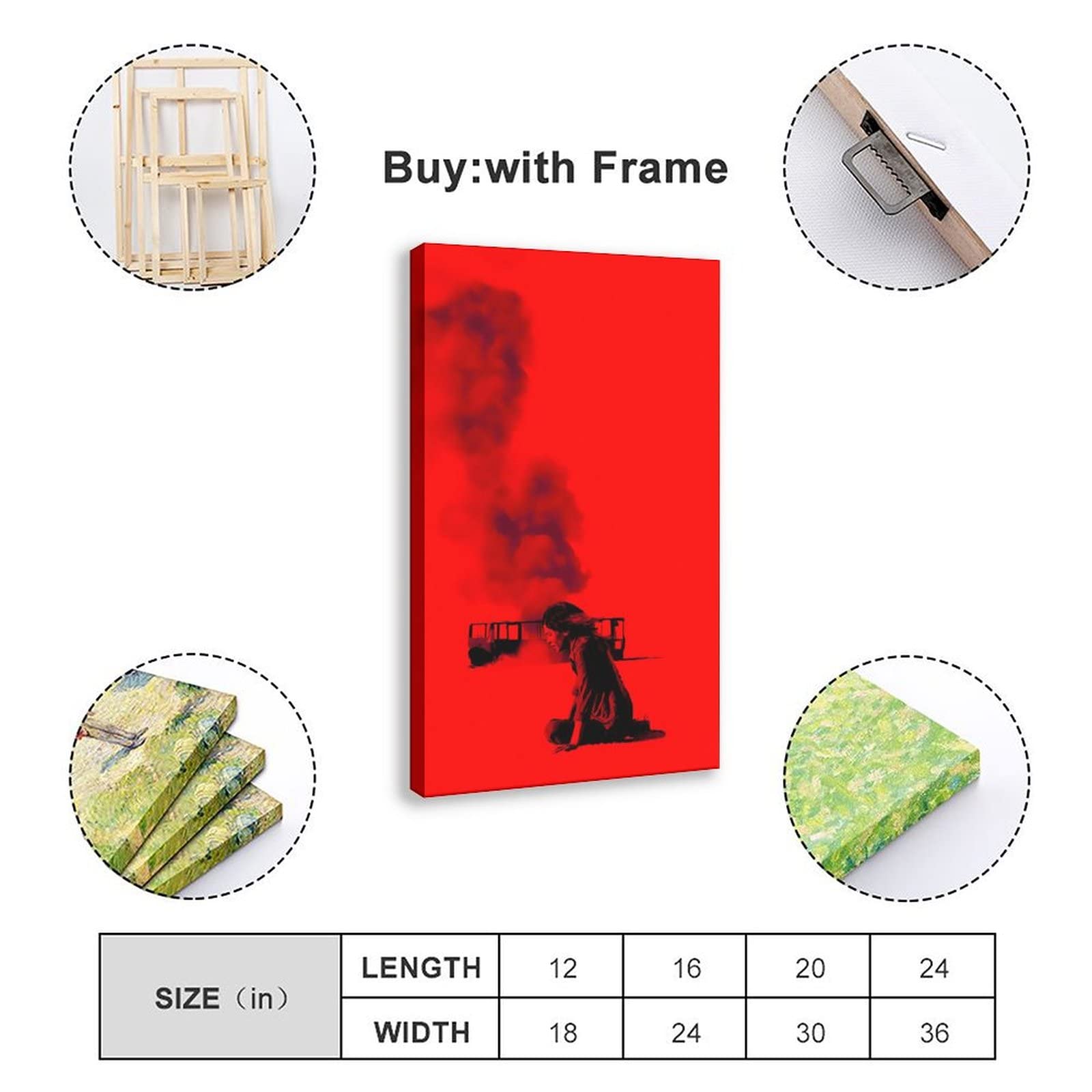 Incendies Movie Canvas Poster - 20x30 Inch (50x75cm) Wall Art for Bedroom, Office & Living Room Decor - Perfect Gift for Film Lovers & Home Decoration