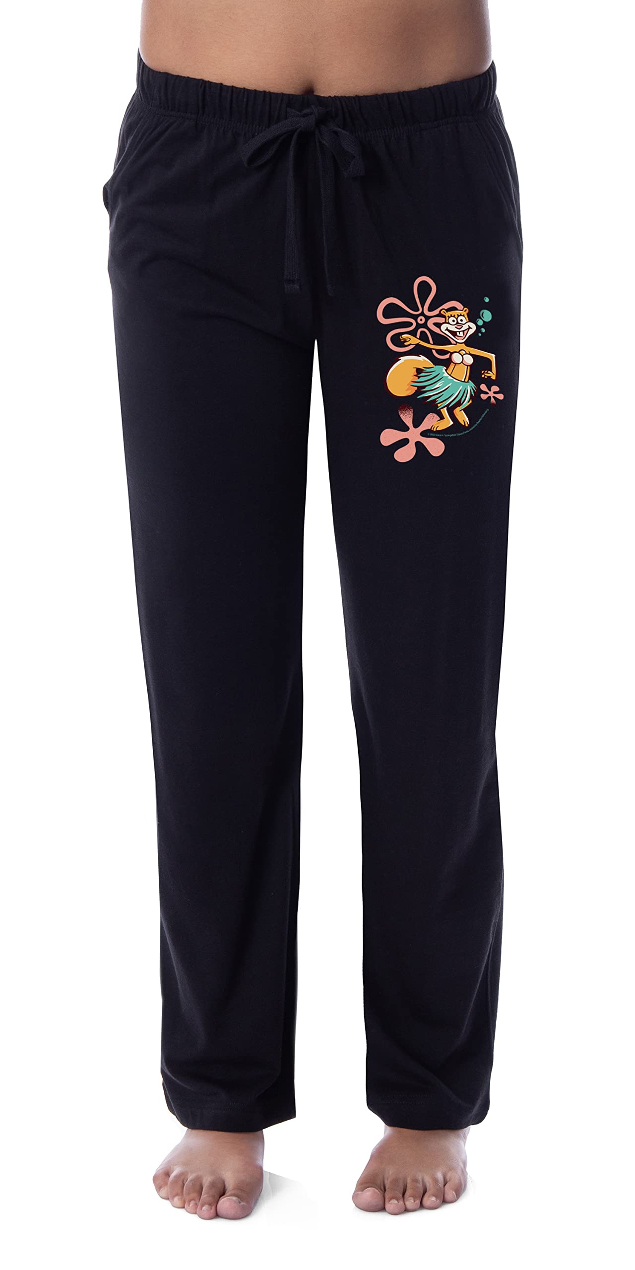 SpongeBob SquarePants Women's Sandy Cheeks Cartoon Pajama Pants - Soft Sleepwear for Nickelodeon Fans, Lounge & Bedtime Comfort