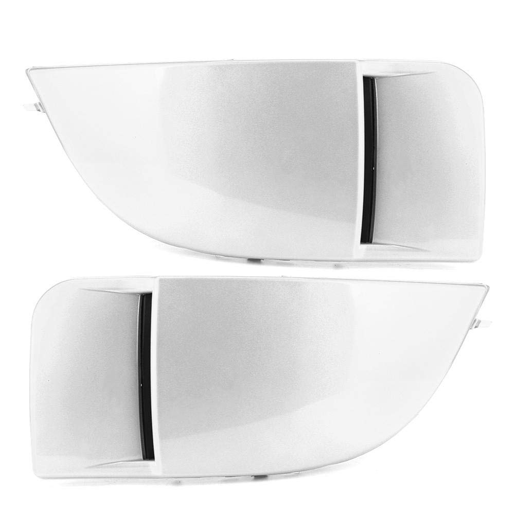 EVGATSAUTO ABS Fog Lamp Bezel for Subaru STI WRX 2004-2005 - Durable Front Fog Light Cover Pair (White) | Perfect for Off-Roading & Night Driving Enhancement