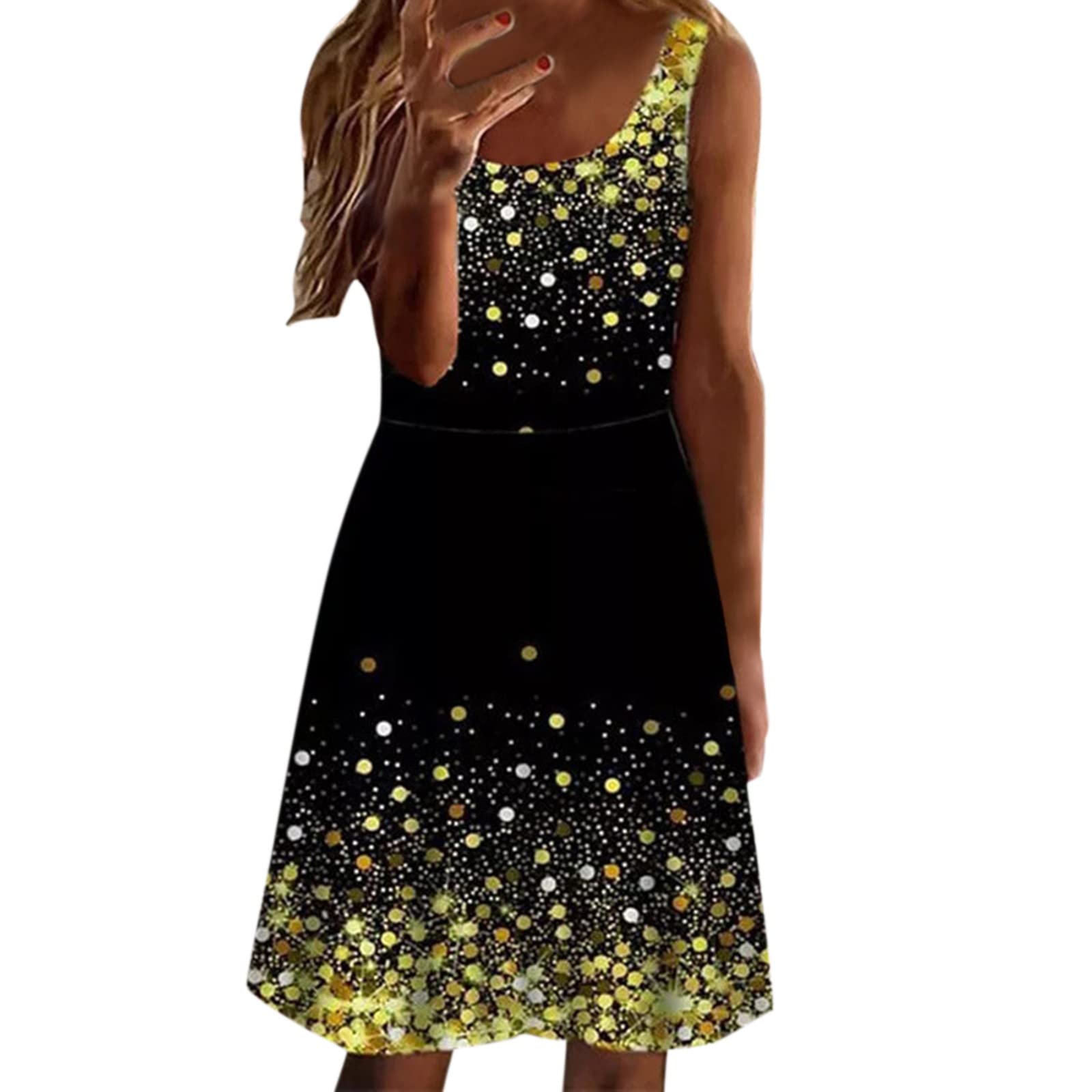 Women's Flowy Short Party Maxi Dress - Spring Summer Casual Long Dresses for Women Plus Size | Perfect for Beach, Vacation, and Daily Wear
