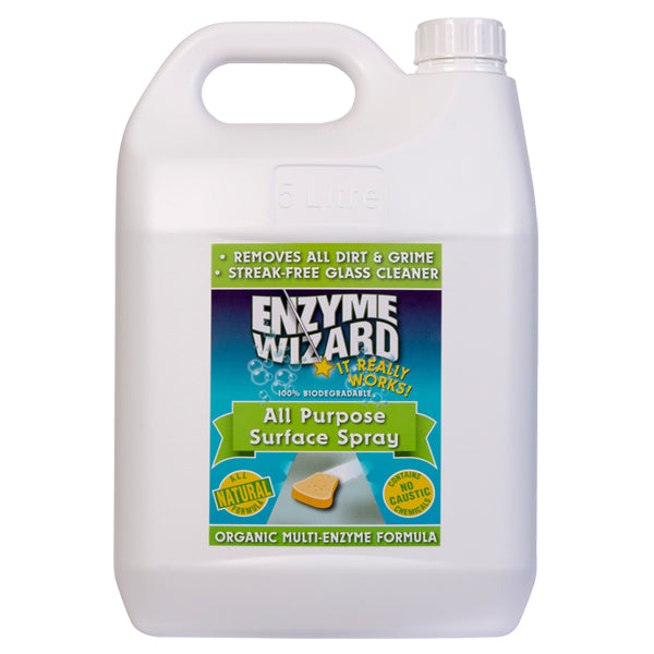 Enzyme Wizard All Purpose Surface Cleaner - Powerful Stain Remover for Kitchen, Bathroom & Floors | Eco-Friendly & Non-Toxic Cleaning Solution