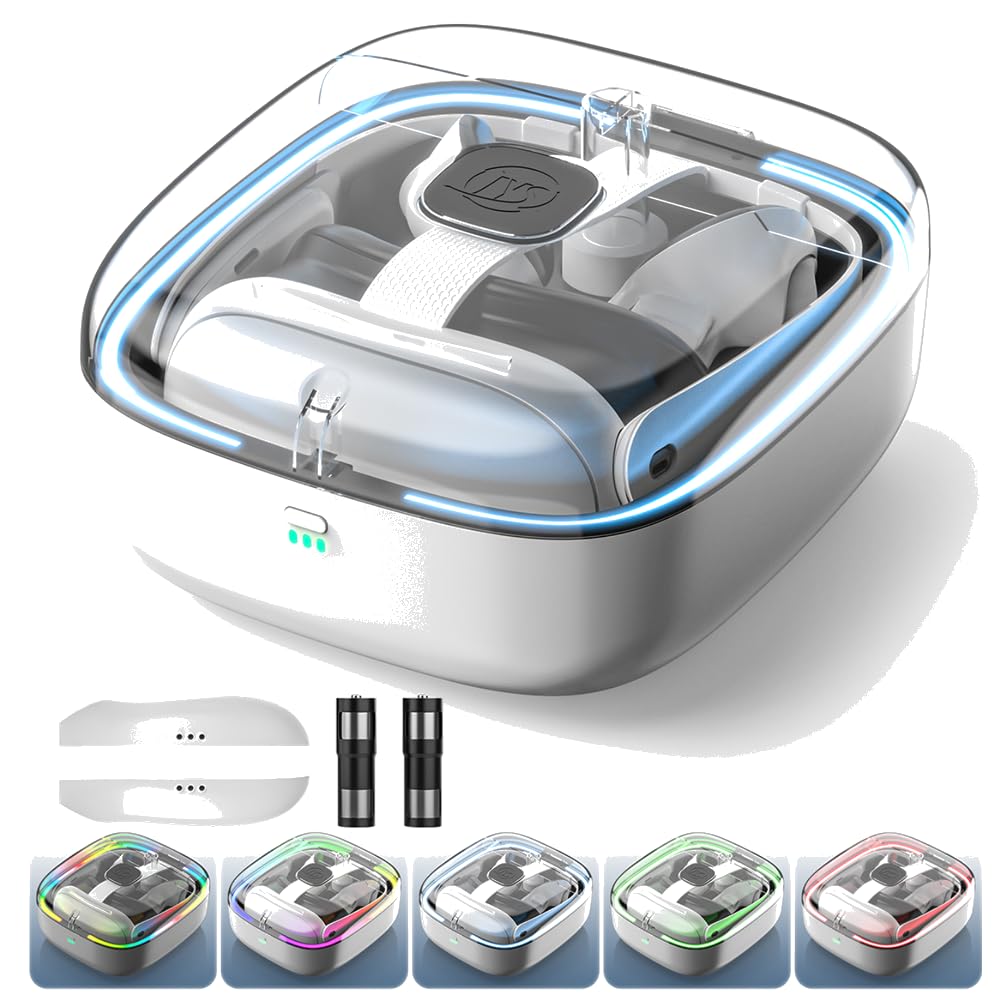 RGB Charging Dock for Meta Quest 3 - VR Headset Charging Station with 2 Rechargeable Batteries & LED Light - Fast Charging Stand for Meta Quest 3 Accessories - Perfect for Gaming, VR Streaming & Home Entertainment Setup