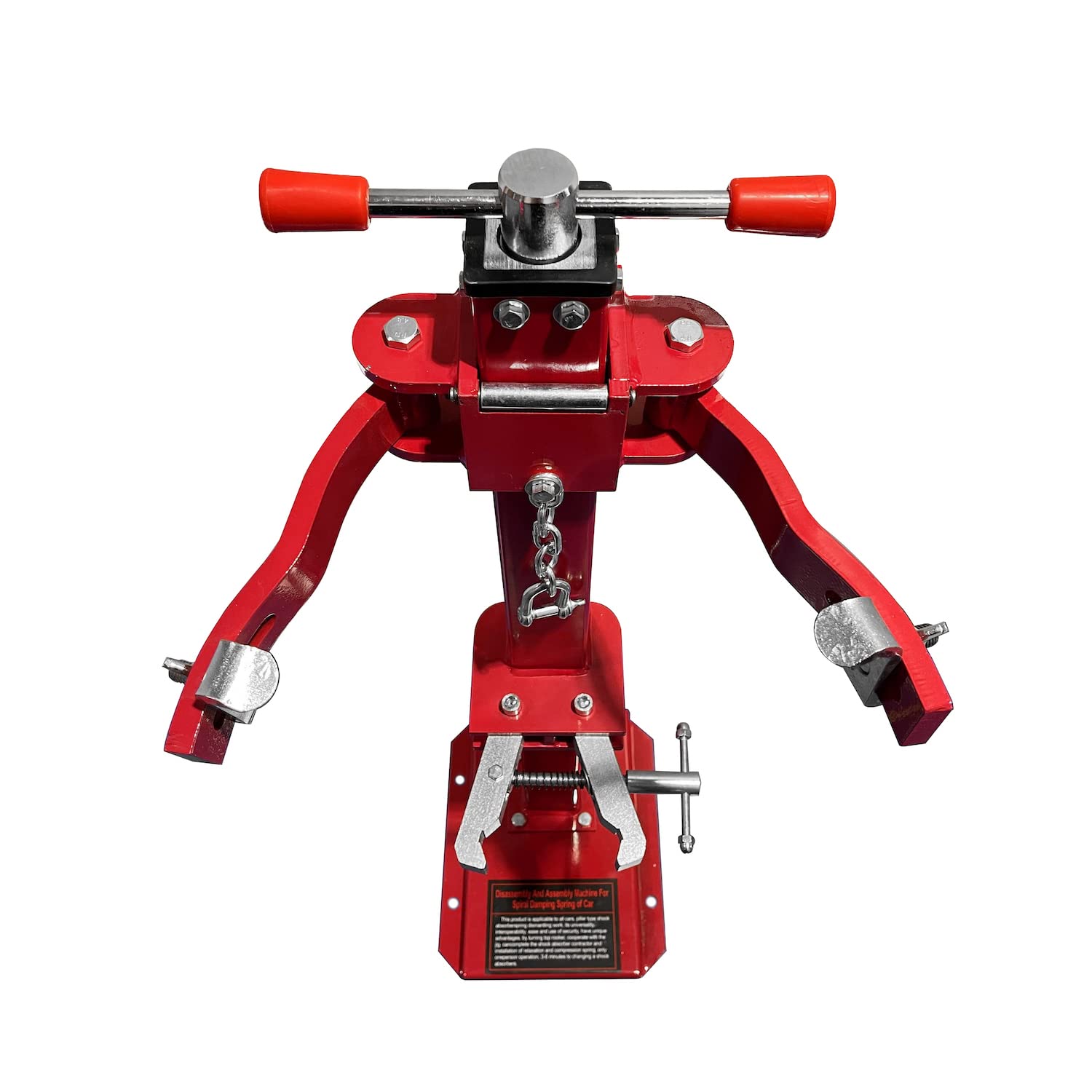 HTTMT Heavy Duty Hydraulic Spring Compressor for Cars - Red Manual Coil Spring Compressor Tool with 16.92