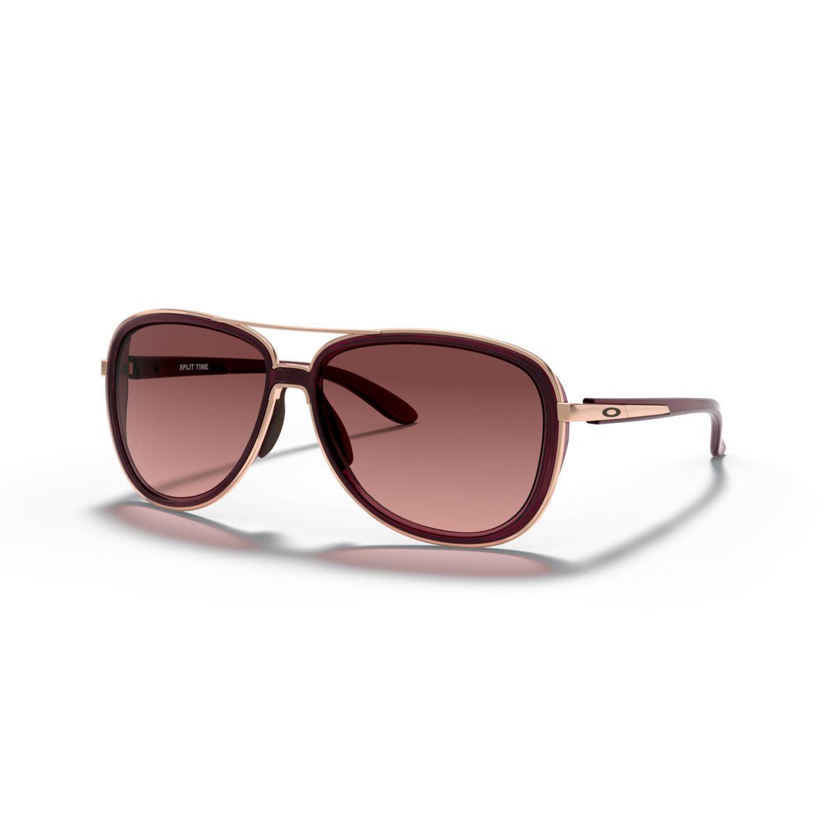 Oakley Split Time Sunglasses - Crystal Raspberry/G40 Black Gradient Lens - 0OO4129 412902 - Perfect for Running, Cycling & Outdoor Sports