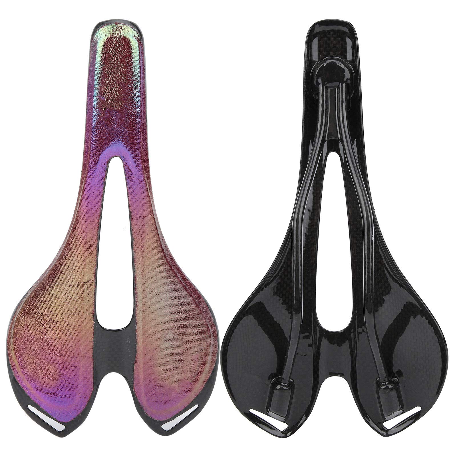 Lightweight Carbon Fiber Bike Saddle - Comfortable Road & Mountain Bike Seat with Vibrant Colors | Perfect for Cycling, Commuting & Long-Distance Rides