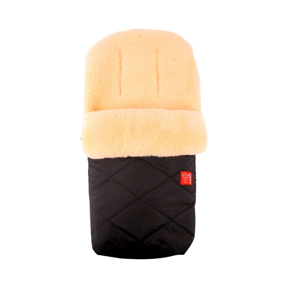 Natura Premium Baby Footmuff - Soft & Warm Winter Stroller Blanket (Black) for Cozy Outdoor Walks & Stroller Rides