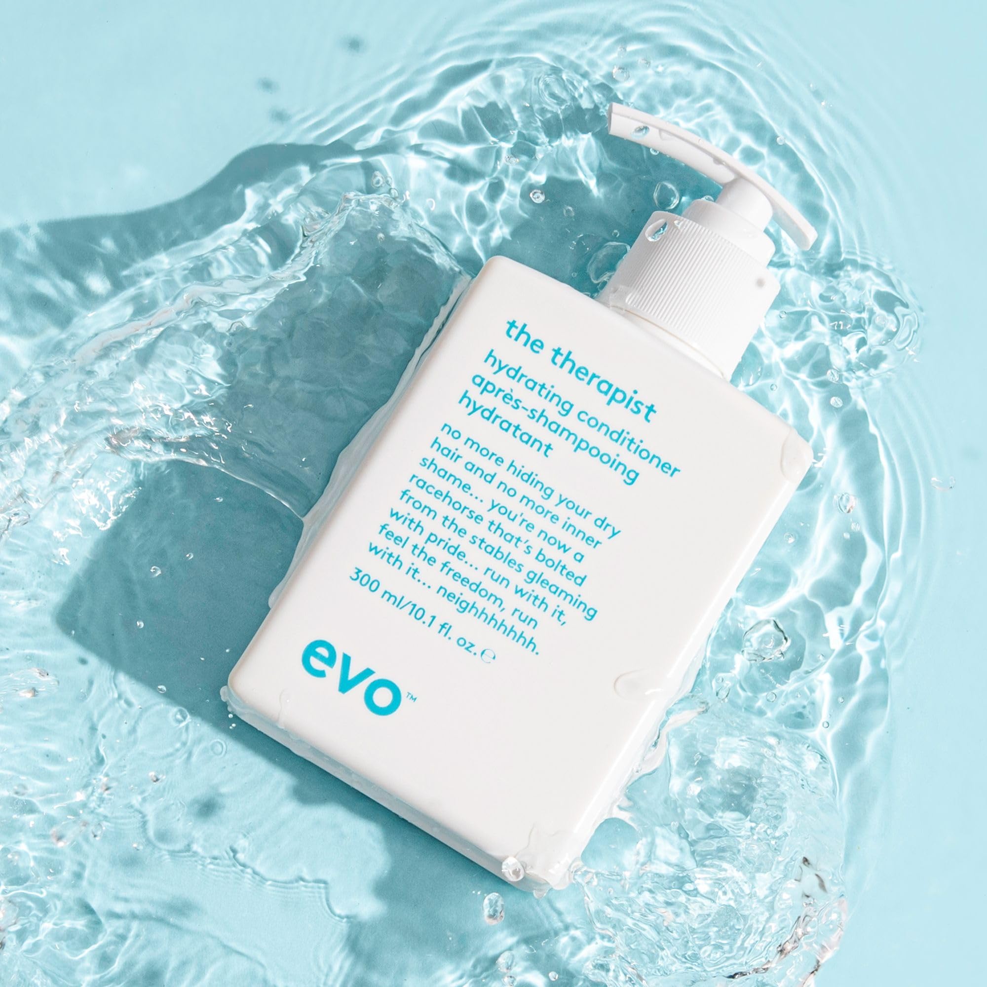 EVO The Therapist Hydrating Hair Care Bundle - Hydrating Shampoo & Conditioner Set with Cuticle Sealer for Dry, Damaged Hair | Salon-Quality Moisturizing Treatment for Frizzy, Color-Treated Hair at Home