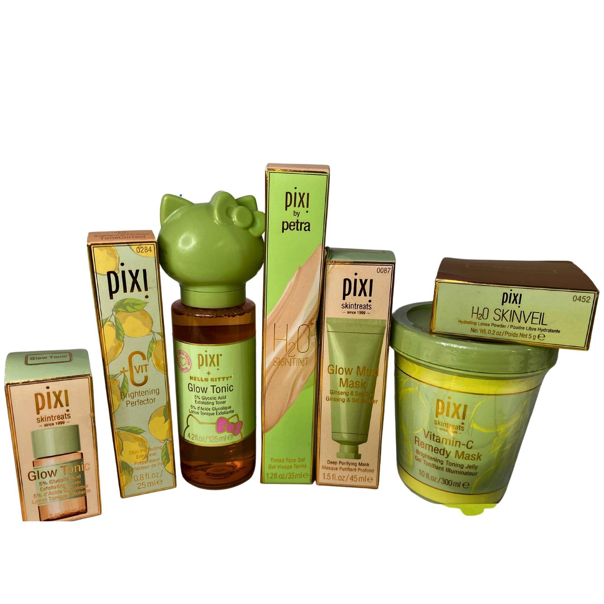 Pixi Skincare & Makeup Assorted Mix (42 Pcs Lot) - Complete Beauty Set for Daily Skincare & Makeup Routine - Perfect for Travel, Gifts & Home Use
