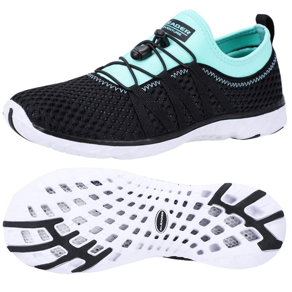 Aleader Women's Quick-Dry Mesh Slip-On Water Shoes for Beach, Pool, Yoga & Outdoor Activities