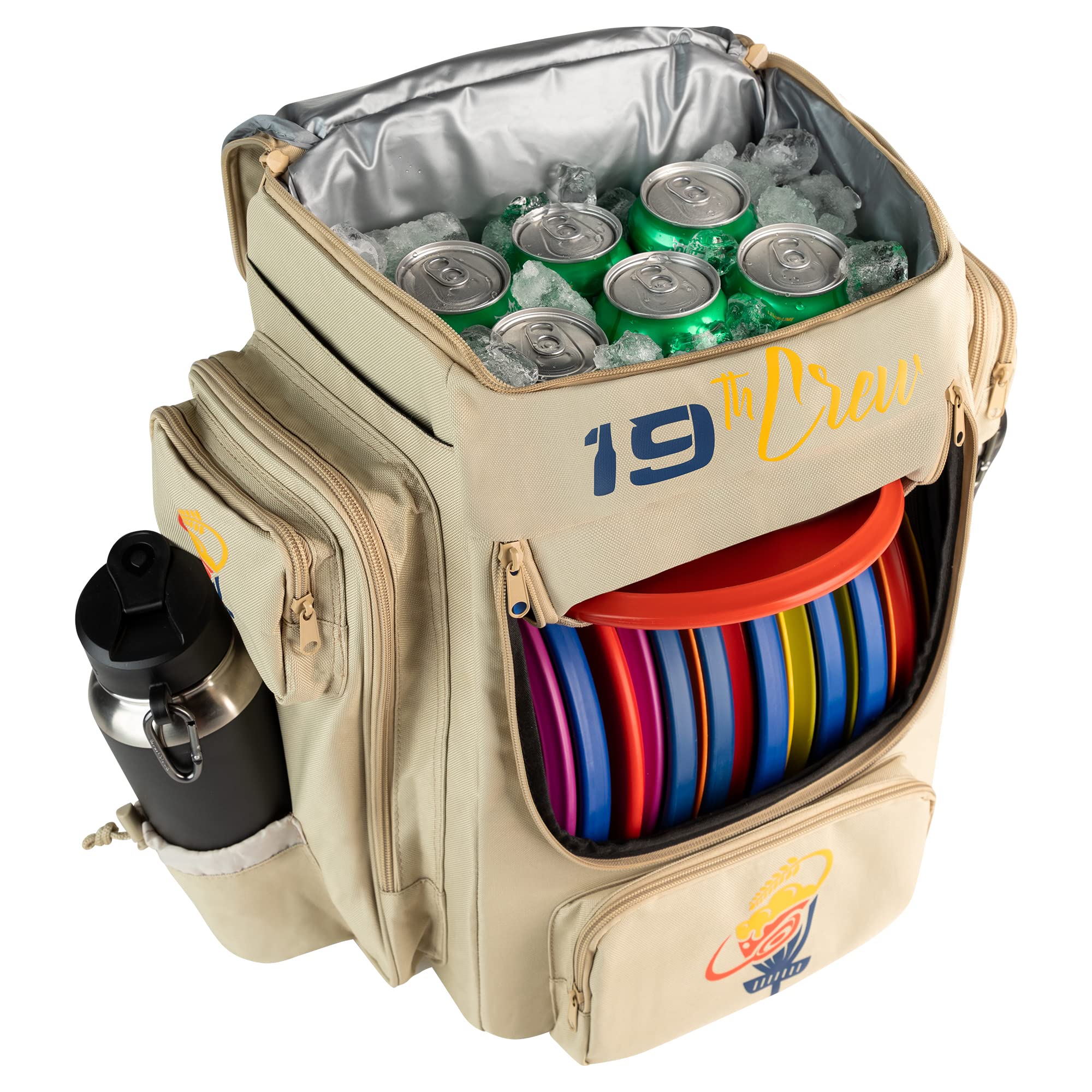 Best Disc Golf Backpack with Built-in Cooler - Small & Lightweight Disc Golf Equipment Bag for Ultimate Frisbee Players | Perfect for Tournaments, Practice & Outdoor Adventures