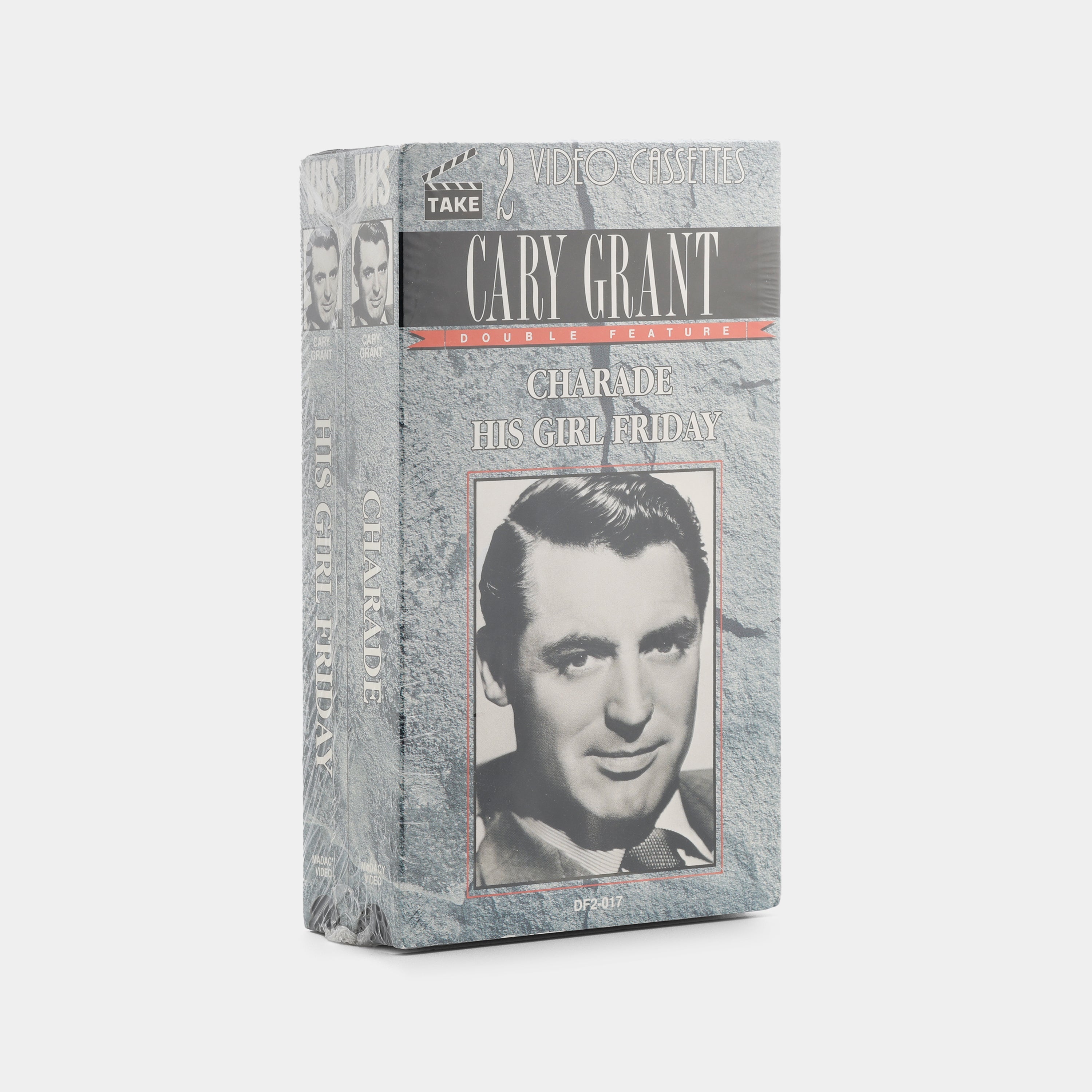 Charade & His Girl Friday Classic Movie VHS Tape Set (Sealed) - Perfect for Vintage Film Collectors & Movie Night Nostalgia