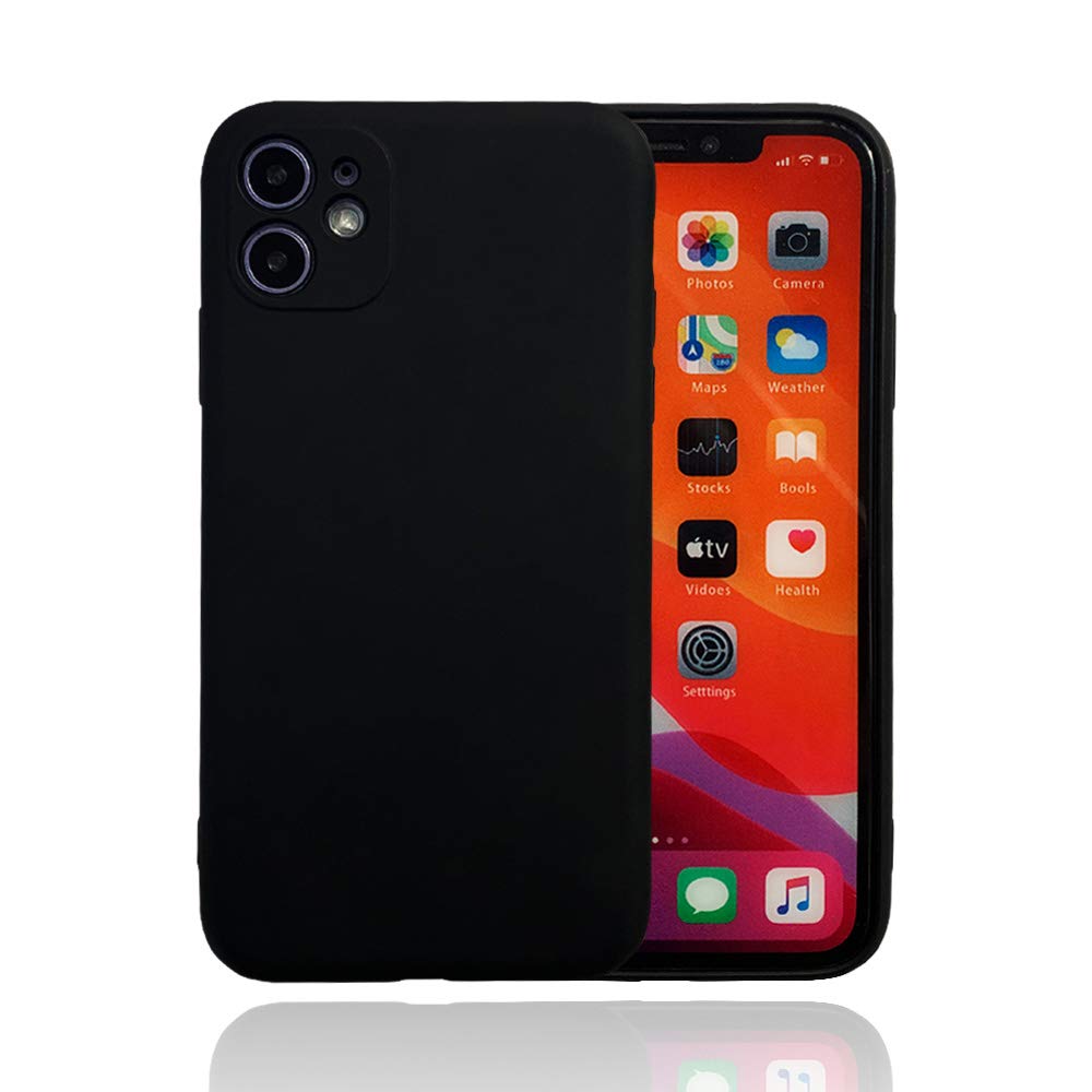Ultra Slim Shockproof Silicone Case for iPhone 11 - Durable Protective Cover with Soft Touch Finish (Black) | Perfect for Everyday Use, Travel & Outdoor Activities