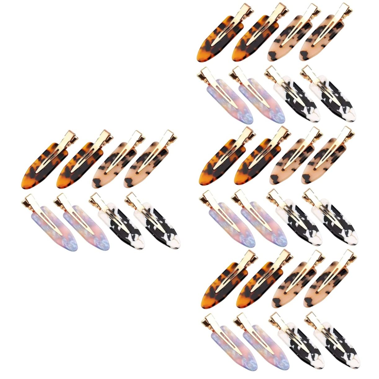 FOMIYES 32 Pcs Hair Clips for Women - No Crease Alligator Hair Barrettes, Cute Hairpins & Styling Clips for Girls, Women | Perfect for School, Work, Parties & Everyday Hairstyles
