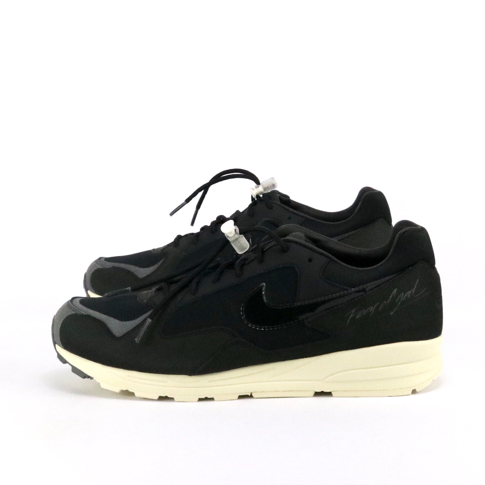 Nike Air Skylon II Fear of God Black Sail Fossil Sneakers - Men's Retro Running Shoes for Casual Wear & Street Style