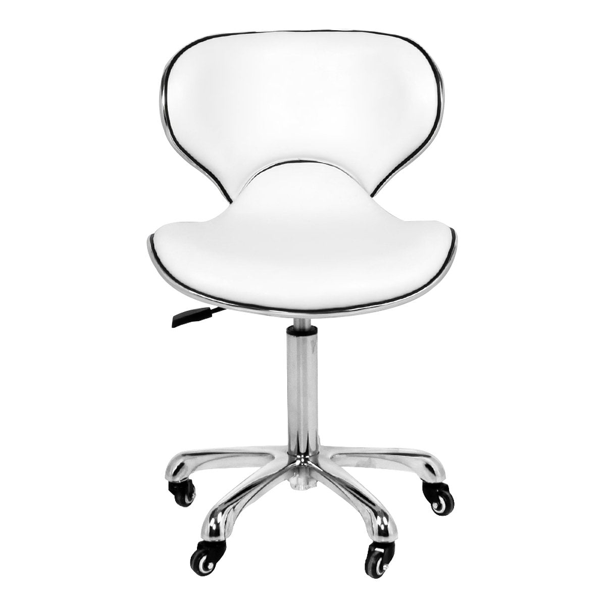 Premium Butterfly Hydraulic Lift Rolling Stool - Adjustable Height Ergonomic Rolling Chair for Salon, Tattoo & Medical Use - RSWB201/2 - Ideal for Hair Stylists, Tattoo Artists & Healthcare Professionals