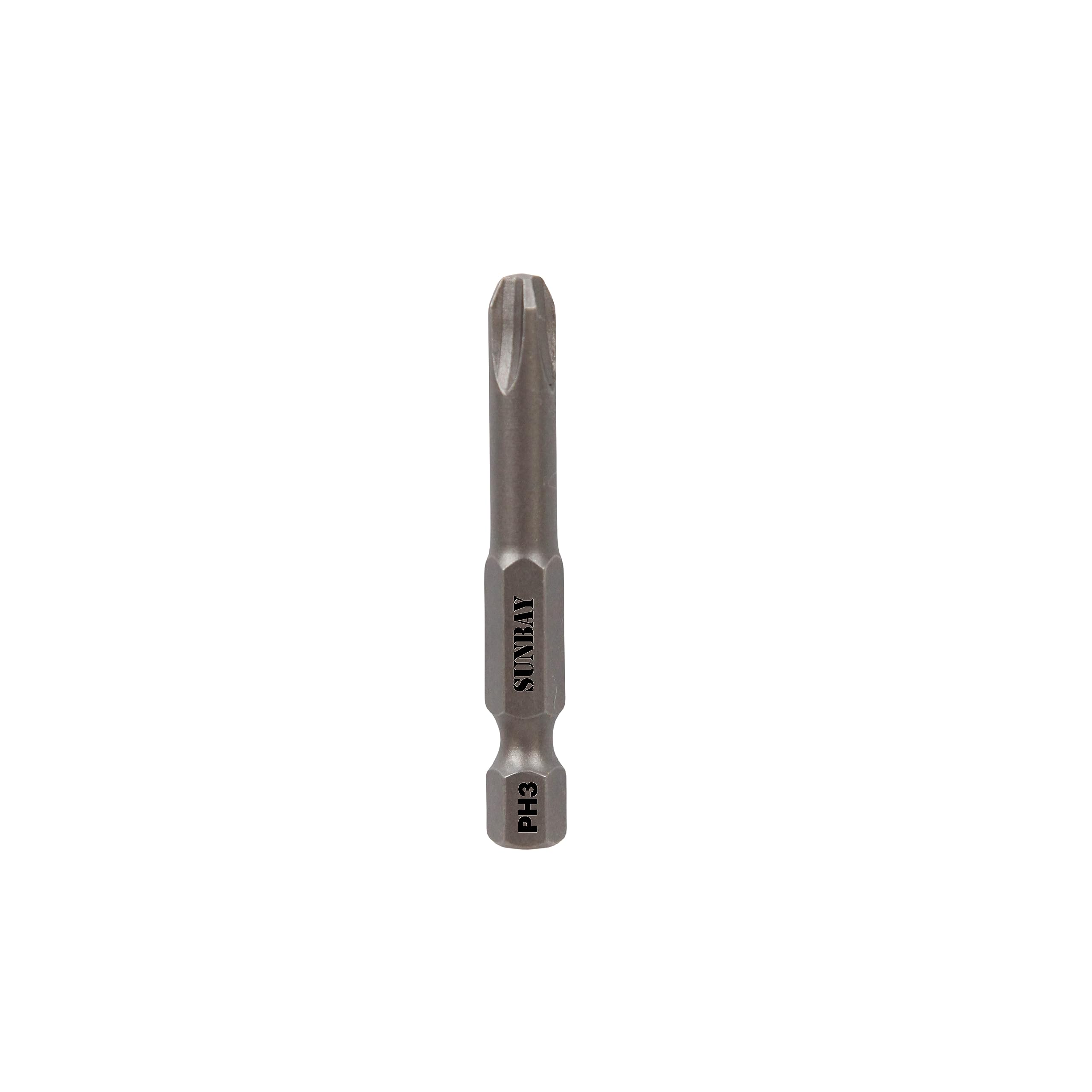 SunBay 12-Piece Screwdriver Bit Set - 2 Inch Magnetic Drill Bits for Power Drills & Impact Drivers - Perfect for Home Improvement, Furniture Assembly & DIY Projects