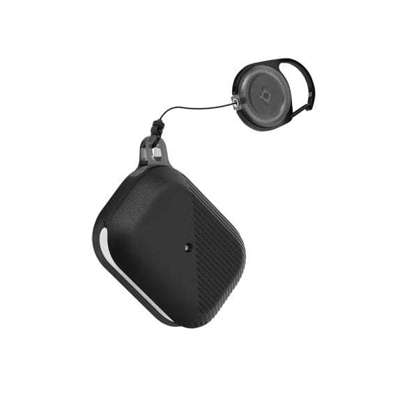 Raptic Radius Protective Case for AirPods Pro - Shockproof & Scratch Resistant Cover with Precise Cutouts (Black) | Perfect for Gym, Travel & Everyday Use