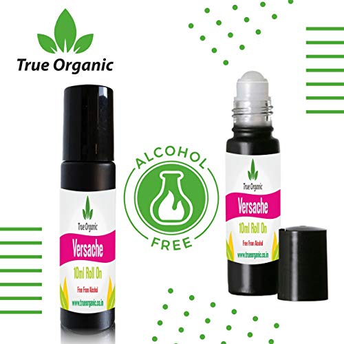 True Organic VERSACHE Body & Fabric Deodorant Roll-On - Natural Odor Eliminator for Underarms, Shoes & Clothes | Fresh All Day Protection