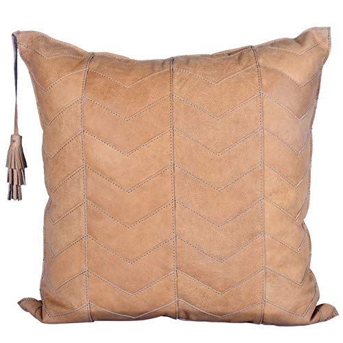 Chevron Tasseled Tan