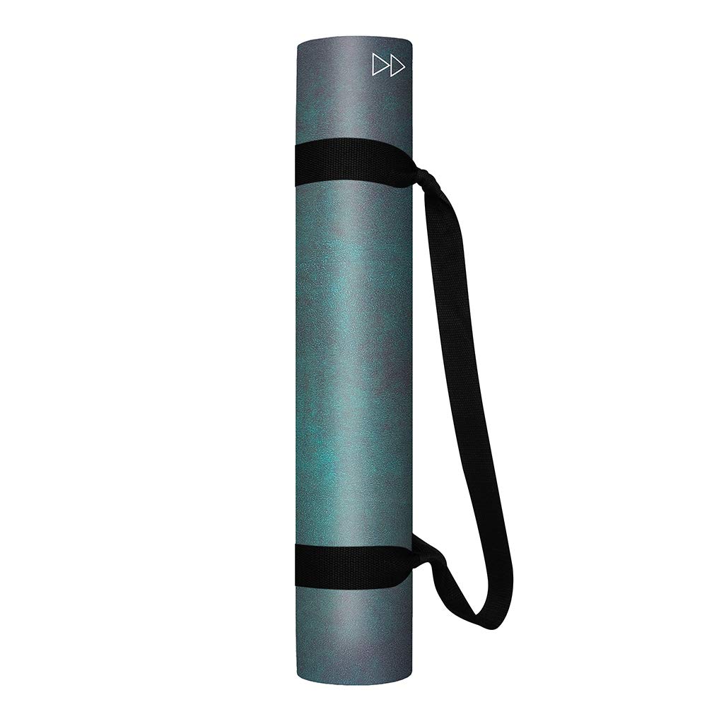 YOGA DESIGN LAB | Premium 2-in-1 Yoga Mat & Towel Combo | Eco-Friendly Luxury Mat for Hot Yoga, Power Yoga, Bikram & Ashtanga | Non-Slip Studio Quality with Carrying Strap | Perfect for Home, Gym & Yoga Studio Workouts