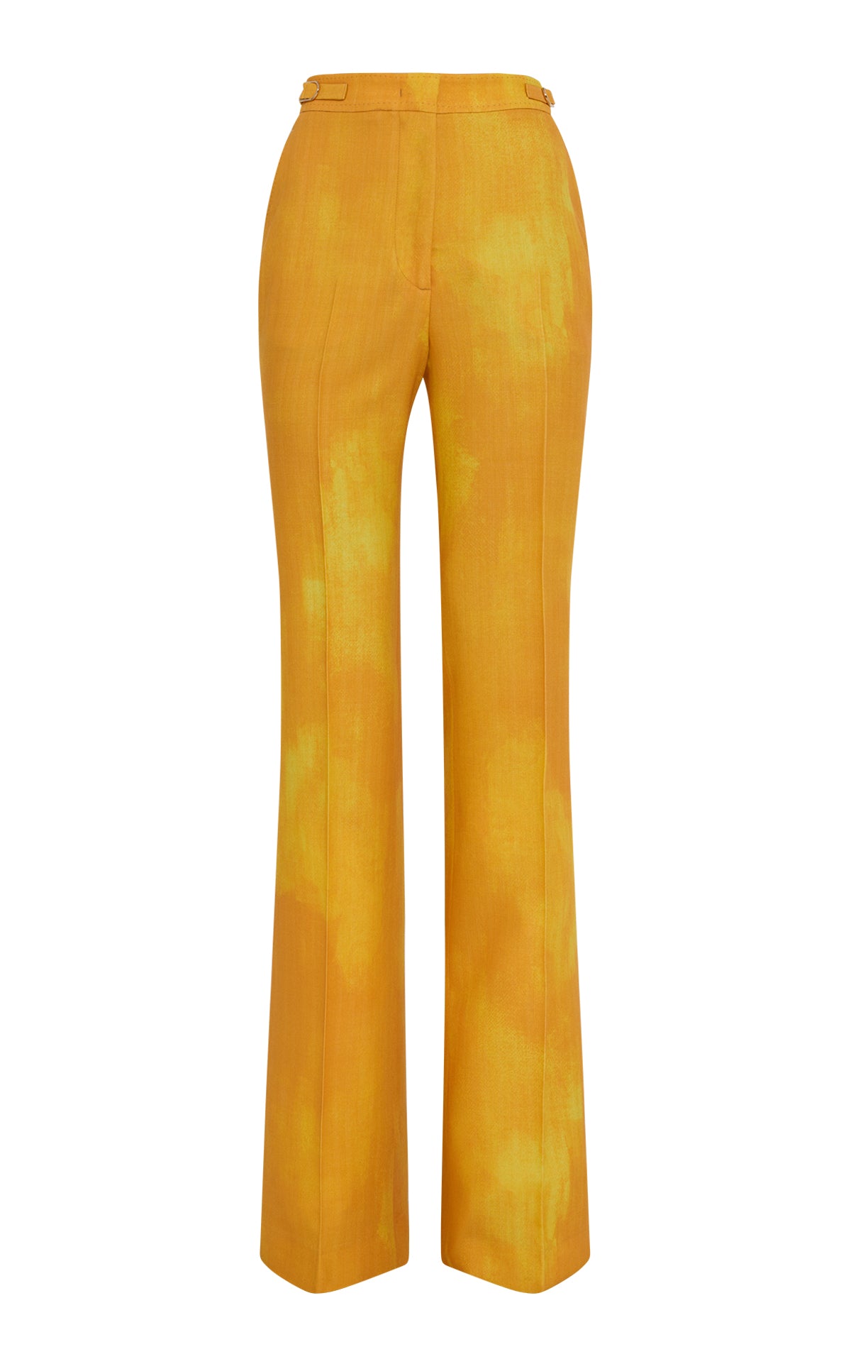 Vesta Flare Pant in Cadmium Yellow - 100% Virgin Wool High Waisted Wide Leg Pants for Women | Perfect for Office, Casual Outfits & Fall Fashion