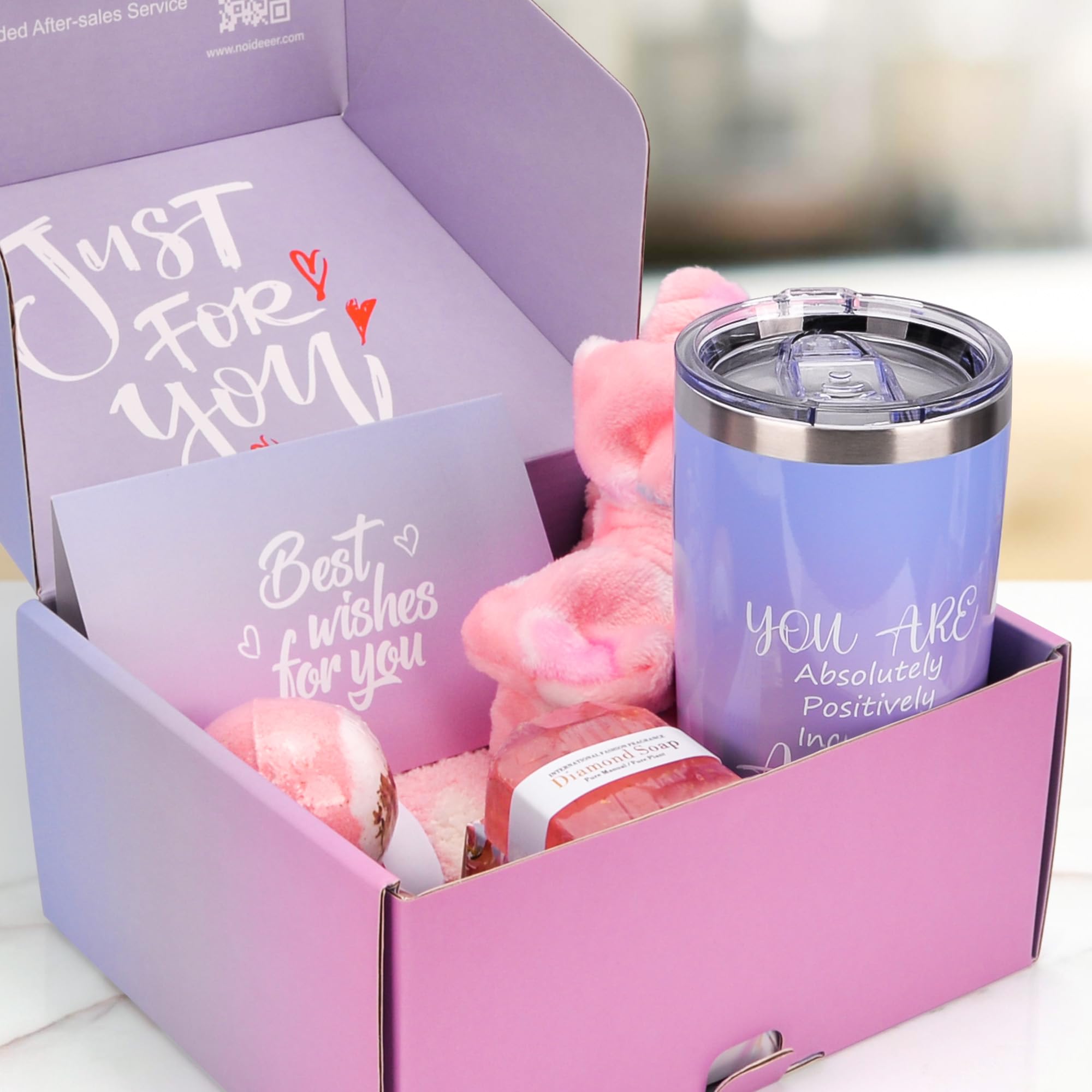 Best Birthday Gifts for Women - Spa Gift Basket Set for Mom, Wife, Girlfriend, Sister & Coworkers - Relaxing Bath & Body Care Essentials - Perfect for Mother's Day, Valentine's Day & Special Occasions