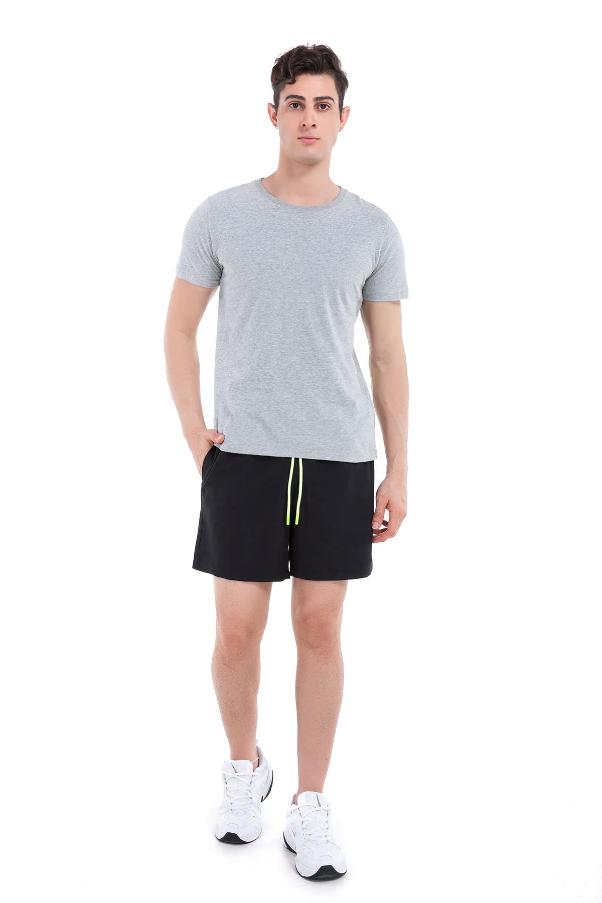 Men's Athletic Shorts - Breathable Loose Fit Running Shorts with Pockets for Gym, Jogging & Summer Workouts | Quick-Dry Sports Shorts for Casual Wear & Outdoor Activities