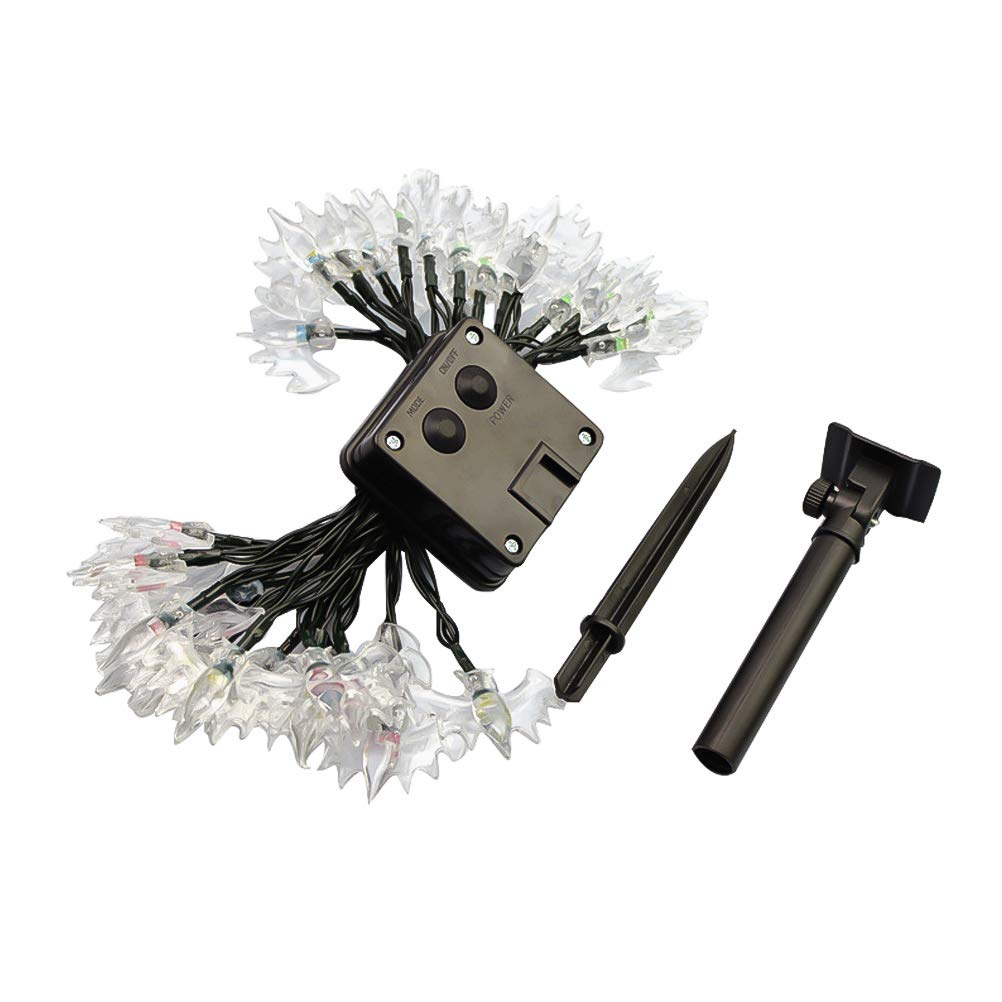 30 LED Solar Powered Christmas Lights Outdoor Waterproof - 6m Fairy String Lights for Christmas, Wedding, Party, Birthday, Bedroom, Home Decor - Multicolor with Solar Panel - Perfect for Garden, Patio, Tree, Yard, Porch Decoration