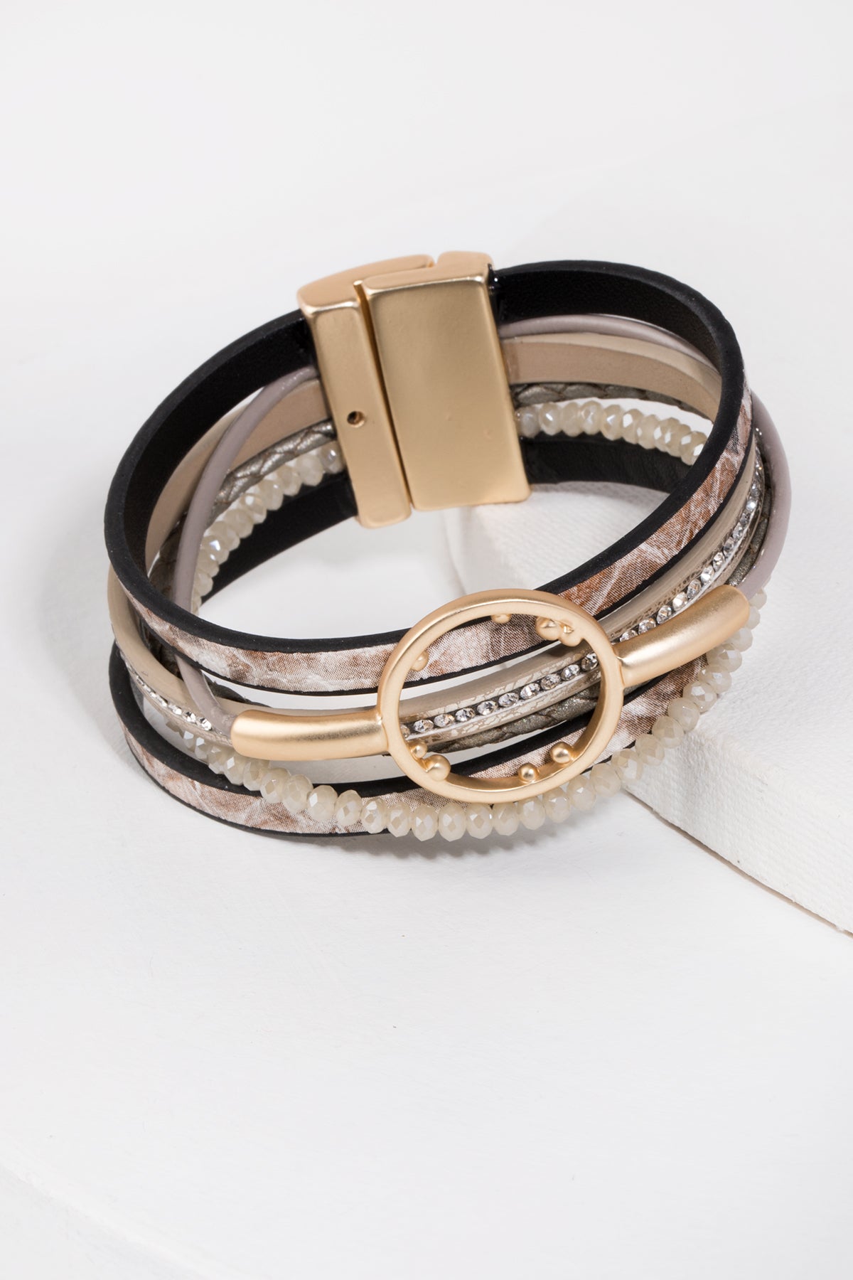 Kayla Genuine Leather Bracelet for Women - Stylish & Durable Handmade Leather Wristband - Perfect for Casual Wear, Office & Gift Giving