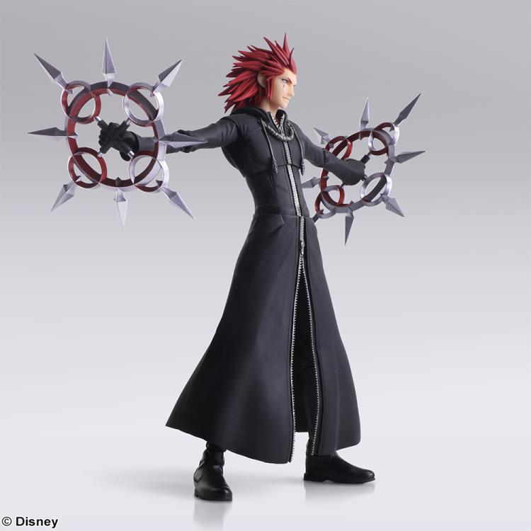 Bring Arts Kingdom Hearts III Axel Action Figure by Square Enix - Collectible Anime Character Model for Display & Gaming Fans