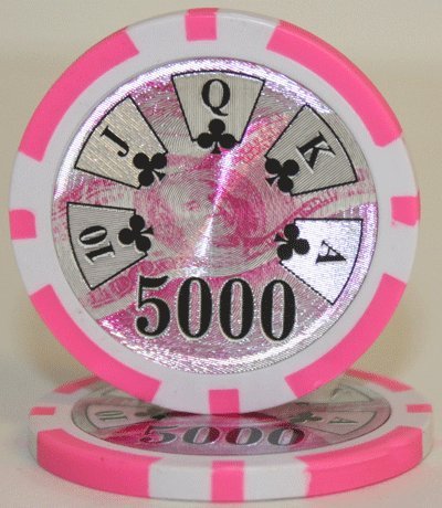 Premium 14g Ben Franklin Laser Clay Poker Chips - 1000 Bulk Casino Chips for Poker Nights, Home Games & Casino-Themed Parties - Durable & Professional Quality