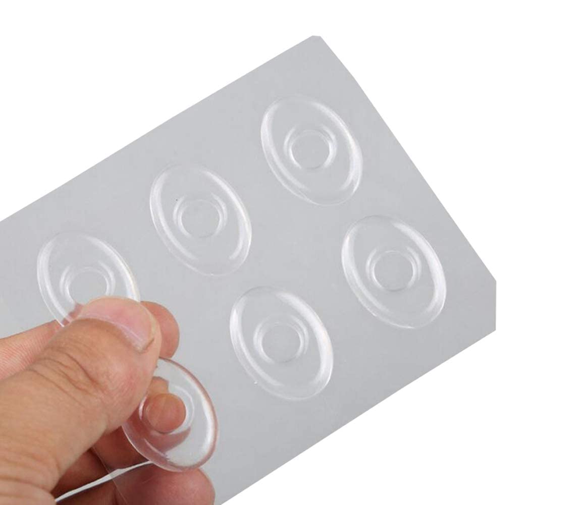 36PCS Transparent Gel Oval Foot Corn Cushions - Self-Adhesive Anti-Friction Pads for Corn & Callus Relief - Comfortable Shoe Protectors for Daily Wear, Running & High Heels