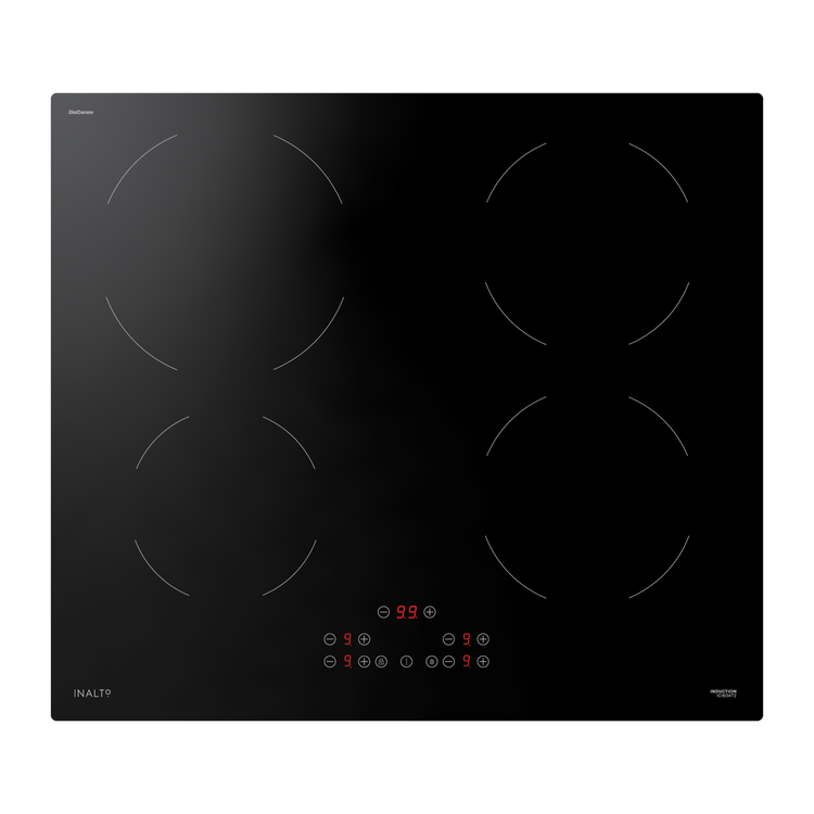InAlto 60cm Induction Cooktop ICI604T2 - Fast Heating, Energy Efficient, Touch Control - Perfect for Home Kitchen, Restaurant & Outdoor Cooking