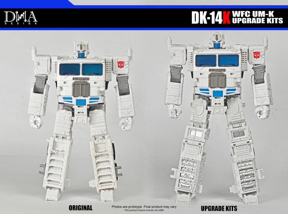DNA Design DK 14K Gold Upgrade Kit for WFC K20 Transformers Figures - Enhance Your Collection with Premium Accessories for Display & Customization